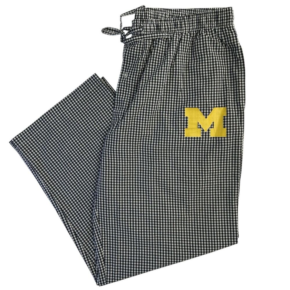 Michigan Wolverines Concept Sports Logo Drawstrings Pajamas Pants Men's XXL NWOT